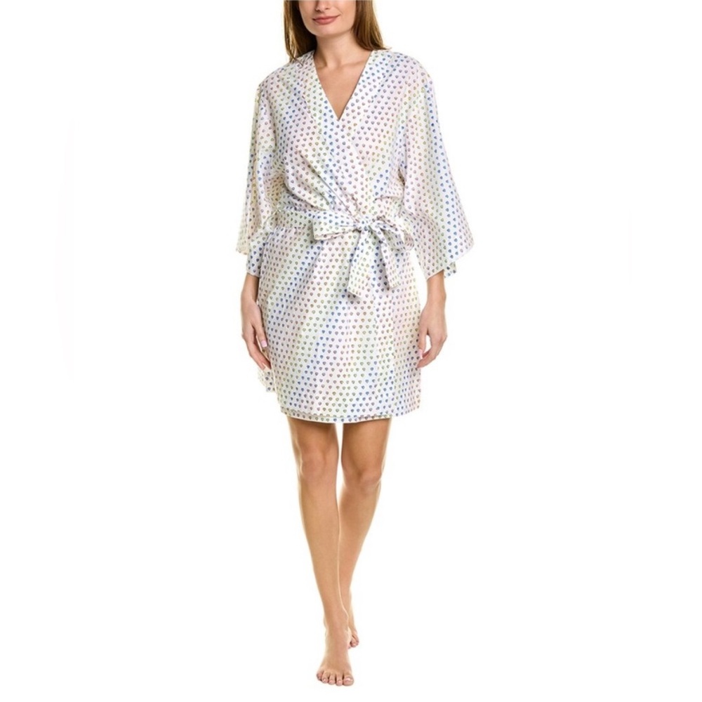 Roller Rabbit Disco Hearts Kimono Robe OS PJ
Comfortable Cotton Spring Pastel